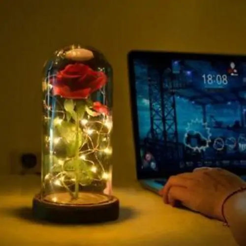 Enchanted Rose Lamp